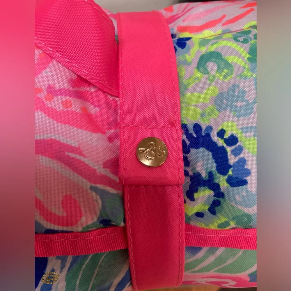Lilly Pulitzer mat beach yoga Splash travel into summer roll up with pillow